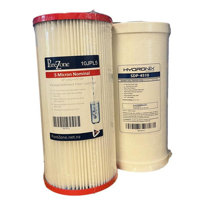 2 Stage Whole House Filter Set compatible with Puretec EM2-60