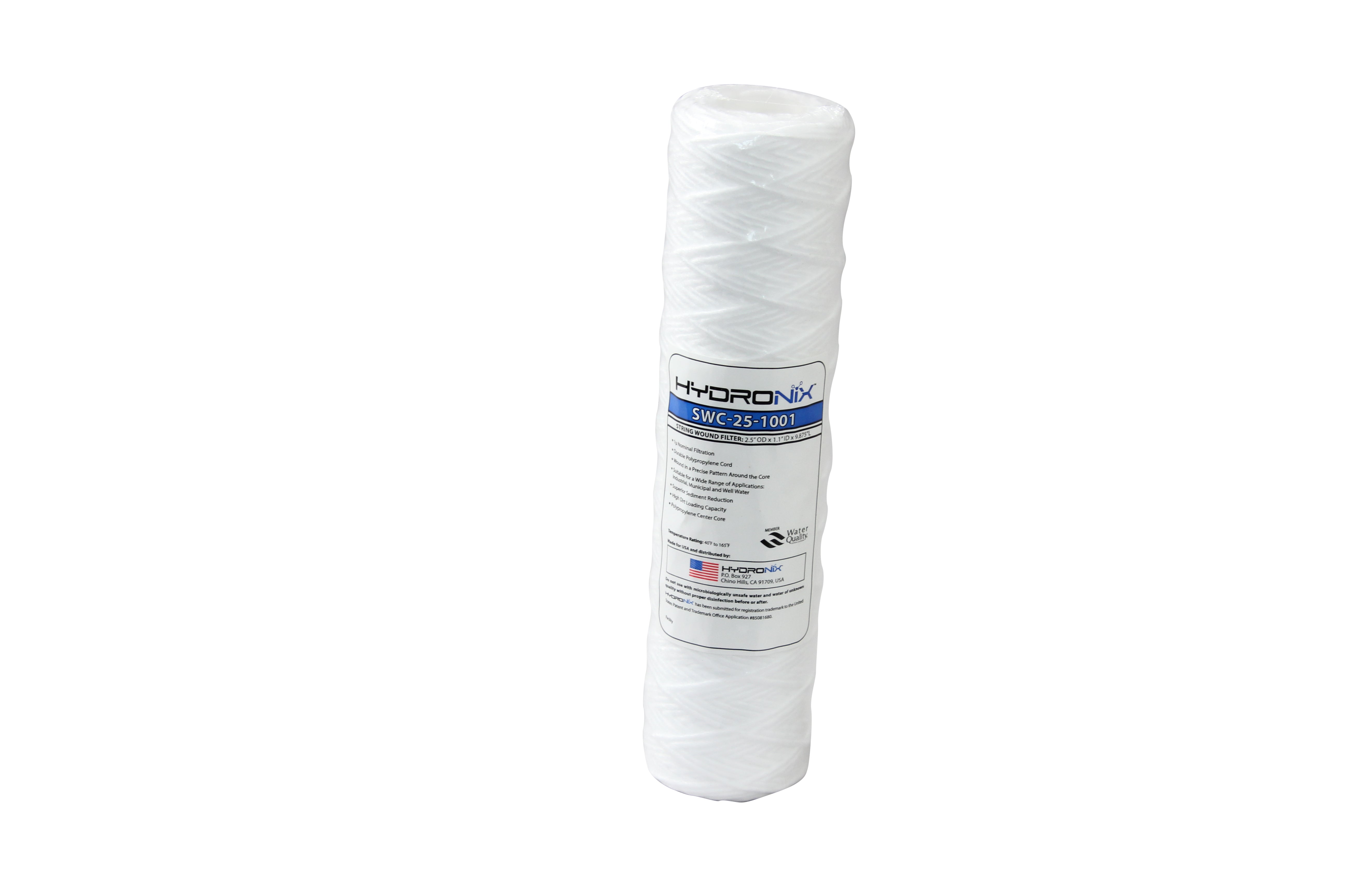 String Wound Pre-Filter Cartridges for Sediment Removal 2.5" - Multiple sizes and microns available