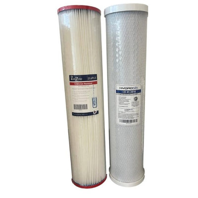 2 Stage whole House Filter Set compatible with Puretec WH2-55 & WH2-60