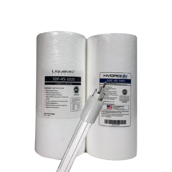 UV Lamp & Filter Kit compatible with Bug Buster Pro Series Silver 10" System