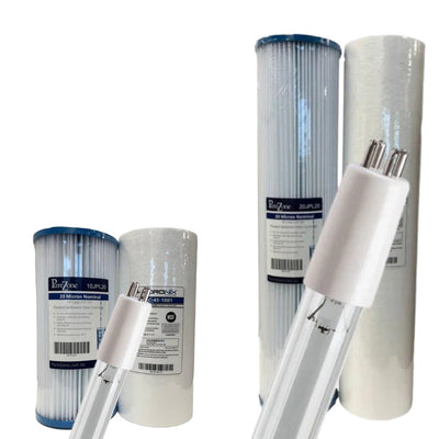 UV Lamp & Filter Kits compatible with CEG Eco-Pure UV-100 Systems - 2 Sizes