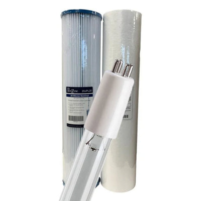 UV Lamp, Sleeve & Filter Kits compatible with Puretec Hybrid G9 & R4 Series & WU-UV200