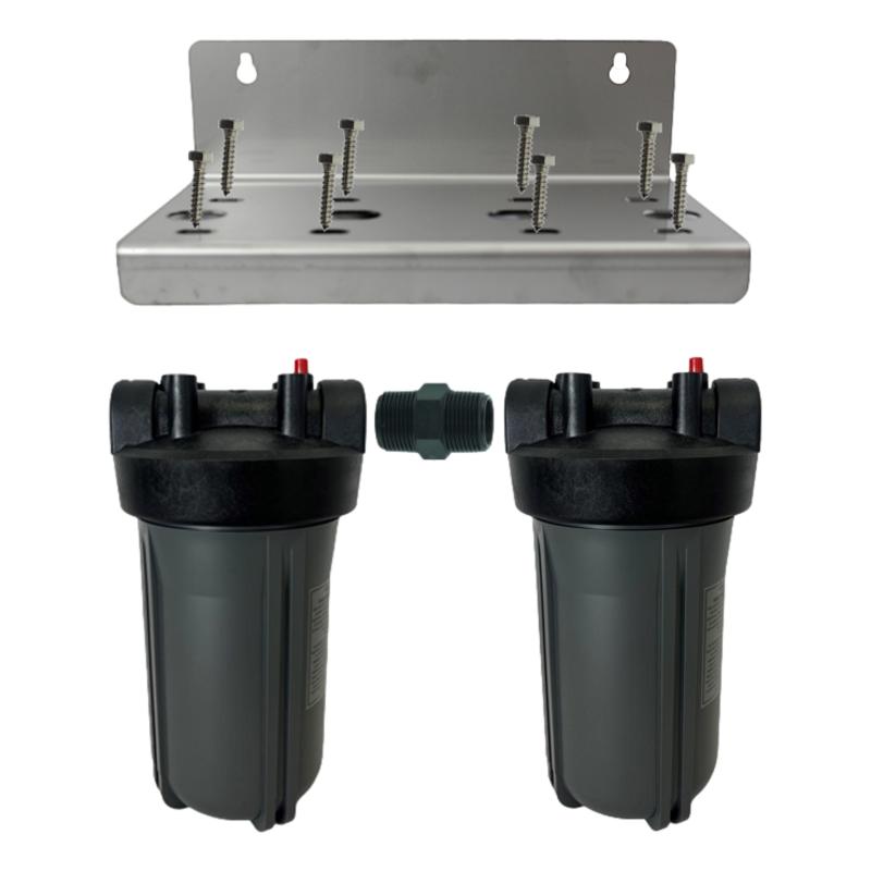 10" Whole House 2 Stage Sediment Removal System