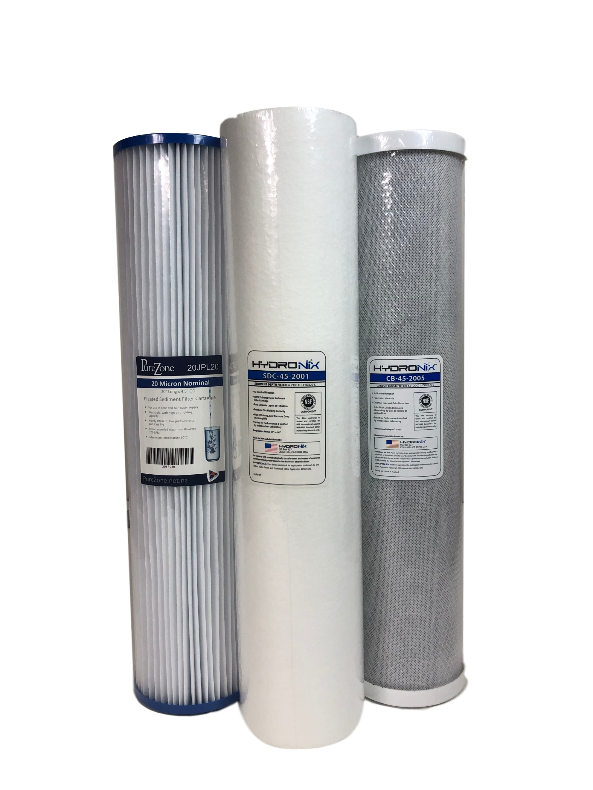 Filter Kit compatible with Puretec Hybrid P, E13, G13 & R11 Systems - 20 x 3 (Suits CEG Eco Pure UV150)