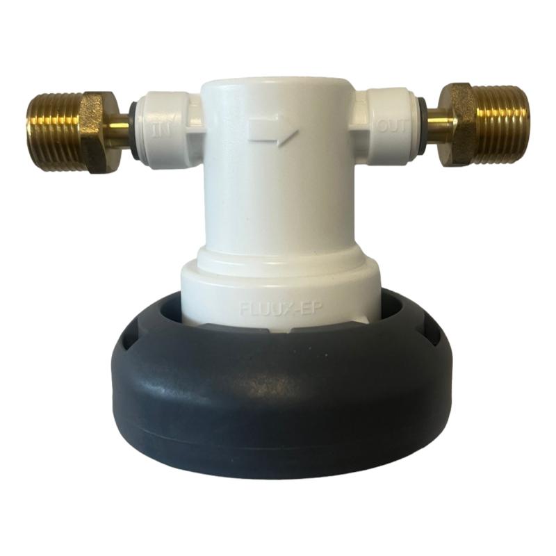 Fluux HDX Filter Head – 3/8" Quick Connect or 1/2" Male Thread