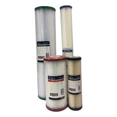 Washable Pleated Pre-Filter Cartridges - Multiple Sizes and Microns available
