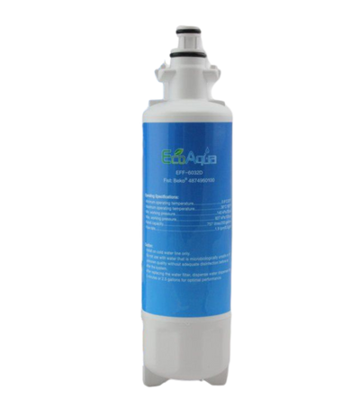 Quality EcoAqua Fridge Filter compatible with 4874960100