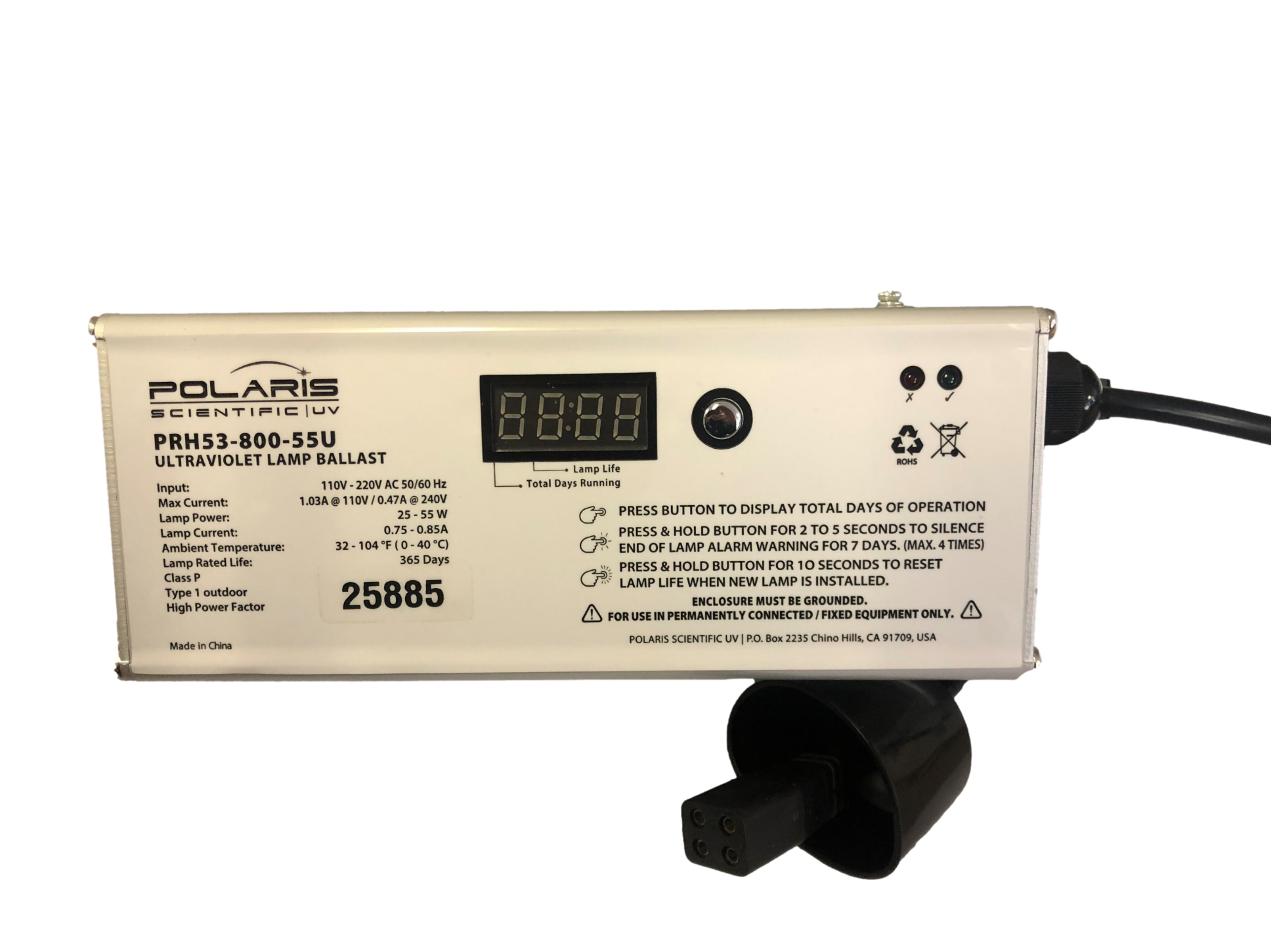 Uv light best sale ballast replacement