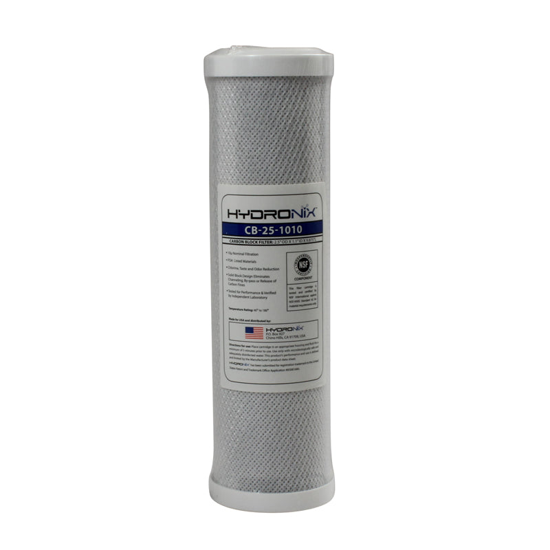 Carbon Block Cartridge (CB Series) for Chlorine and/or Bad Tastes & Odours