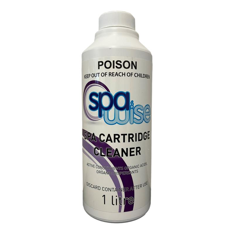 SpaWise Cartridge Cleaning Solution – 1 Litre Spa Cleaner & Filter Cleaner