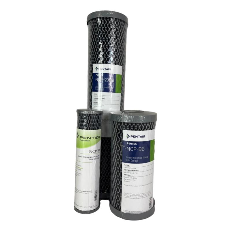 Carbon Impregnated Polyester Pleated Cartridge 10 micron