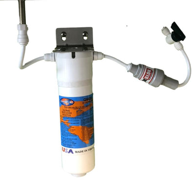 Underbench Quick Change System 1 micron for Chlorine Reduction c/w Designer Faucet
