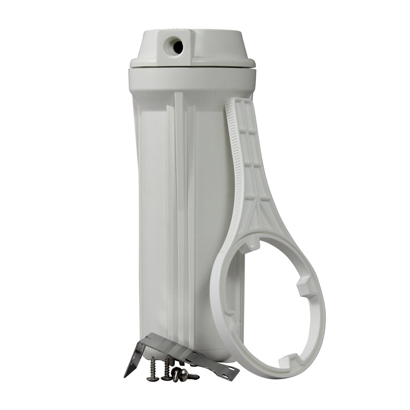 Underbench Single Stage Full Flow Housing System (No cartridge or Fittings)