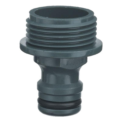 12mm Garden Hose Snap on Adapter with 20mm Male Threaded Fitting