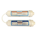 Hydronix Inline GAC with Scale Inhibitor with Integrated 1/4" Quick Connect Fittings  - 1 or 2 Stages available