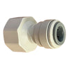 Hydrofit Female Connector Fittings - Female Quick Connect with Female Thread