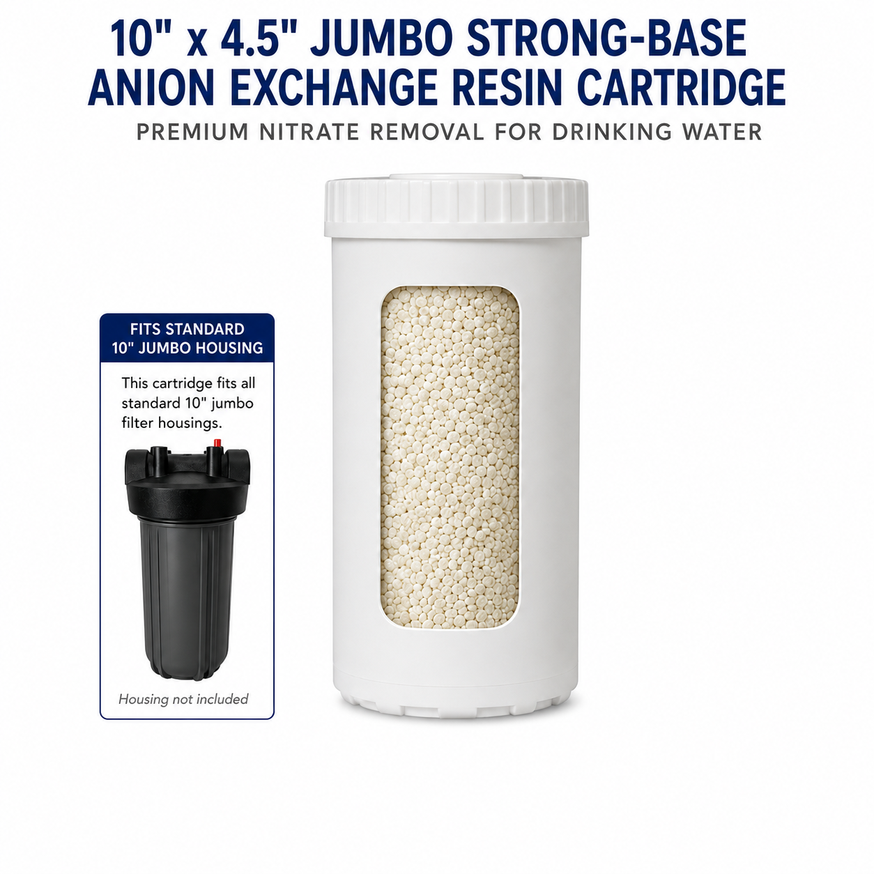 Nitrate Reduction Cartridge – Regenerable Drinking Water Filter