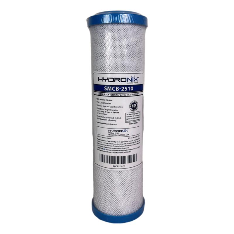 Hydronix Carbon Block Cartridges for Chlorine Bad Taste and Odour Reduction - Multiple Sizes available