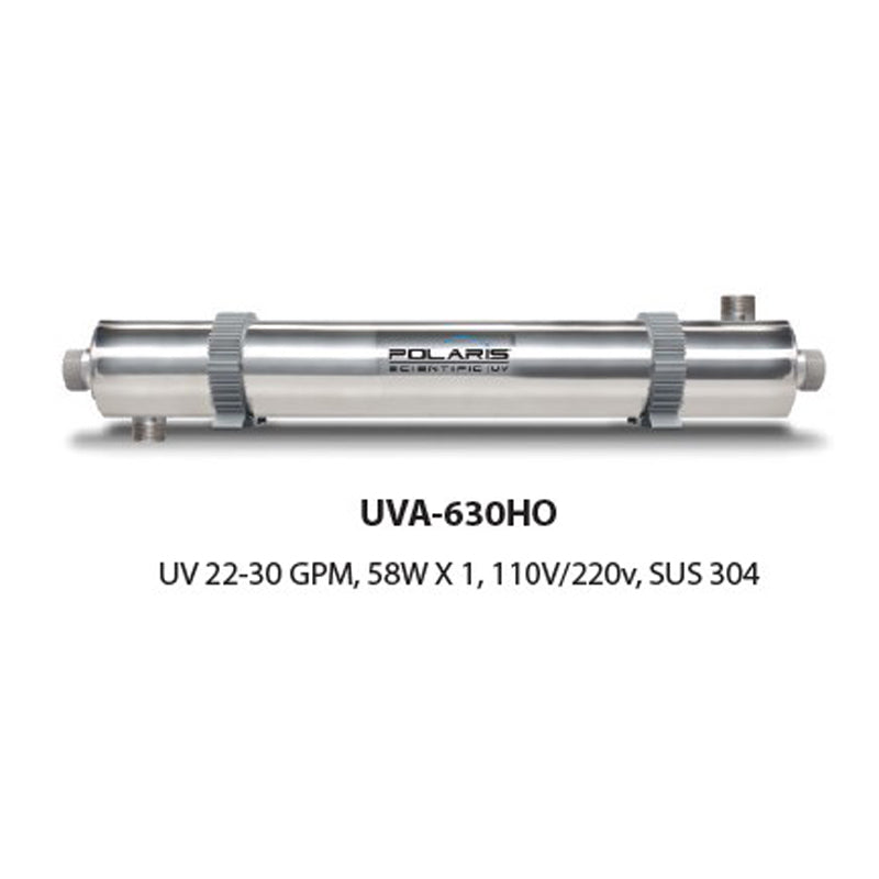 Polaris 4LPM-175LPM Residential/Light Commercial UV Sterilisers - Multiple Options Available