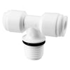 Hydrofit Quick Connect Fittings -  MALE 1/4 inch UNION Tee