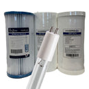 UV Lamp & Filter Kit compatible with Wyckomar UV700 incl 3 x 10" Filters