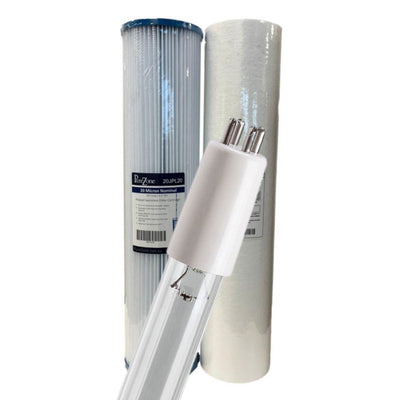 UV Lamp & Filter Kit compatible with Wyckomar UV700 incl 2 x 20" Filters