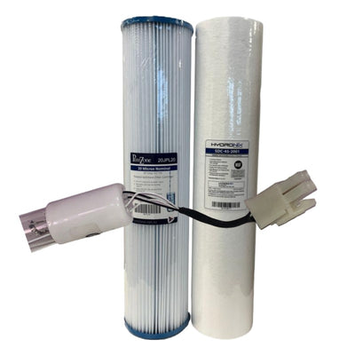 UV Lamp & 20" Filter Kit compatible with Davey Steriflo XL60, UV50 & UV70 Systems - 20 x 2