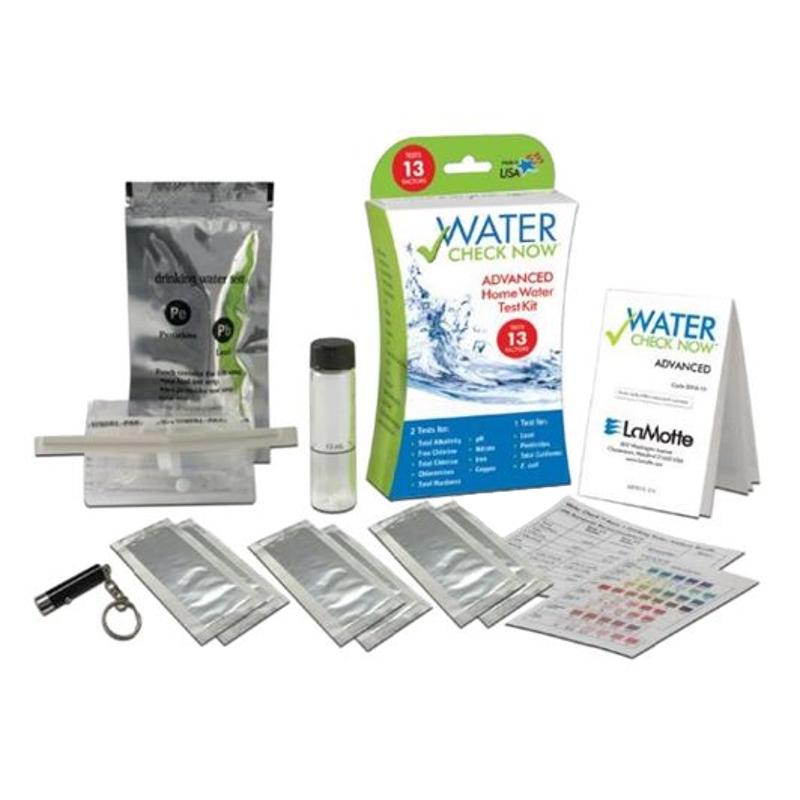 WaterCheck Now Advanced Water Test Kit (13 different Contaminants incl Pesticides, Lead & E.coli)